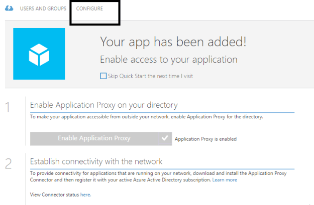 configuring portal