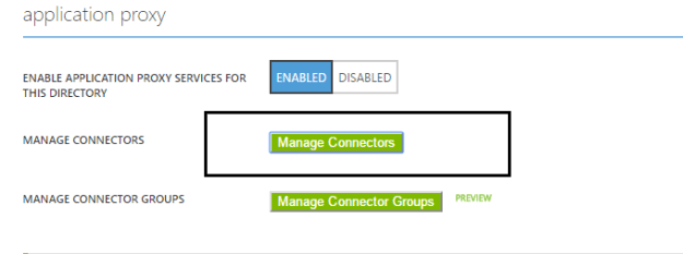 Manage Connectors